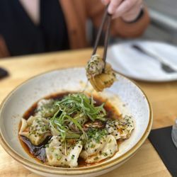 Spicy truffle wonton ($19) IG: @ohmyono