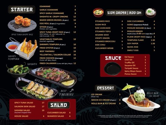 Menu photo 4 Moon Sushi Bar Los Angeles, CA
