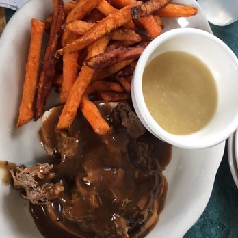 Katie's Kitchen - Open-faced beef sammich. Also available in turkey. - Ice Cream & Frozen Yogurt Near Me - Strasburg, Pennsylvania Katie's Kitchen - Open-faced beef sammich. Also available in turkey. - Ice Cream & Frozen Yogurt Near Me - Strasburg, Pennsylvania