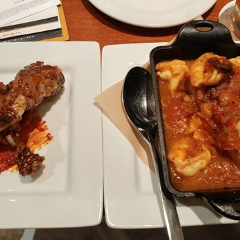 Seasons 52 - Duck wing lollipops and shrimp scampi skillet. Both on the $5 happy hour menu. - New American Near Me - Jacksonville, Florida Seasons 52 - Duck wing lollipops and shrimp scampi skillet. Both on the $5 happy hour menu. - New American Near Me - Jacksonville, Florida
