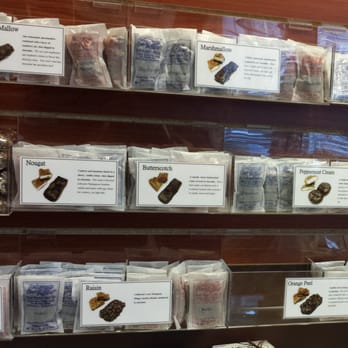 Anderson's Candy Shop - Each type of chocolate bar comes in two varieties: dark chocolate or milk chocolate. - Desserts Near Me - Barrington, Illinois