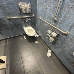Sheetz - This was AFTER I cleaned the toilet myself