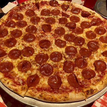 Home Slice Pizza - Large pizza with pepperoni - Pizza Near Me - Austin, Texas