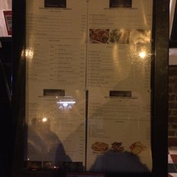 Prince Of Wales - Menu