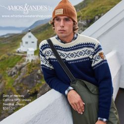 Amos & Andes The Whistler Sweater Shop