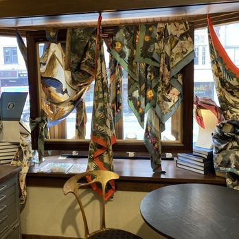 Joel Oppenheimer - Printed scarf display - Art Galleries Near Me - Chicago, Illinois