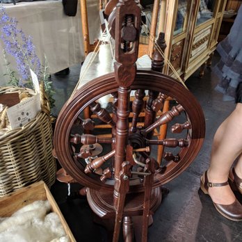 Renegade Craft Fair - A wooden spinning wheel familiar to the fictional novel Rumpelstiltskin - Festivals Near Me - San Francisco, California Renegade Craft Fair - A wooden spinning wheel familiar to the fictional novel Rumpelstiltskin - Festivals Near Me - San Francisco, California