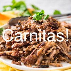 We make our own Carnitas with a recipe straight from Michoacán Mexico. Try them with our handmade corn Tortillas.
