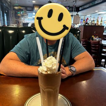 Mel & Faye's Diner - Chocolate Milkshake with whipped cream - American Near Me - Jackson, California