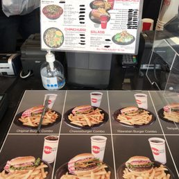 a menu for a fast food restaurant a menu for a fast food restaurant