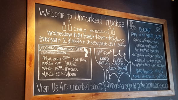 Menu photo 3 Uncorked Truckee Truckee, CA Menu photo 3 Uncorked Truckee Truckee, CA