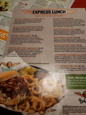 Menu photo 1 Buffalo's Canton, GA Menu photo 1 Buffalo's Canton, GA