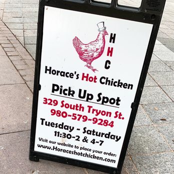 Horace's Hot Fried Chicken - Sign - Chicken Shop Near Me - Charlotte, North Carolina Horace's Hot Fried Chicken - Sign - Chicken Shop Near Me - Charlotte, North Carolina