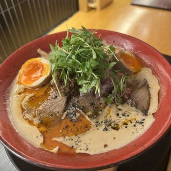 Mensho - Wagyu ramen with egg - Noodles Near Me - Houston, Texas