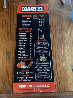 Menu photo 7 Main St Pizzeria and Beer Garden Buda, TX Menu photo 7 Main St Pizzeria and Beer Garden Buda, TX
