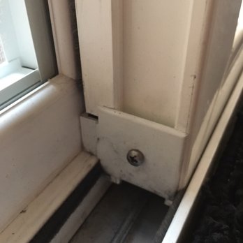 Precision Door And Window - This is how they fixed it. I look at screws now. Pretty huh? Still cold air coming in - Windows Installation Near Me - Stoughton, Massachusetts