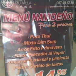 La Gran Muralla - The Christmas menu