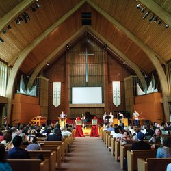 First Free Methodist Church - Home Church of Seattle Pacific University. Honoring a historic legacy: Charles Ethan Porter's paintings were on display at FFMC.