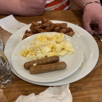 Denny's - hard boiled eggs cut up and reheated to look like scrambled eggs - Diners Near Me - Middletown, Connecticut Denny's - hard boiled eggs cut up and reheated to look like scrambled eggs - Diners Near Me - Middletown, Connecticut