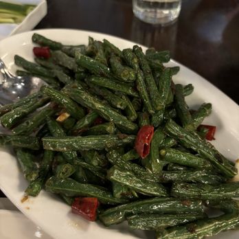 Meizhou Dongpo Restaurant - Wok-Fried String Beans - Szechuan Near Me - Arcadia, California