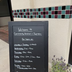 Community Kitchen + Taproom - Hours