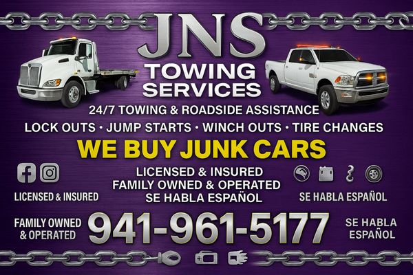 Heavy Equipment & Oversized Towing. - JNS Towing specializes in heavy equipment and oversized towing, providing safe, reliable transport for machinery, construction vehicles, and large loads. With over a decade of industry experience, our highly trained team has the knowledge and proper equipment to handle the challenges of moving oversized or unusually shaped cargo both locally and long distance. We take every measure to ensure secure loading, proper permits, and careful route planning, minimizing downtime and ensuring your valuable equipment arrives on time and in excellent condition. When you need expert handling for your heavy or oversized towing needs, JNS Towing delivers professional service, prompt response, and a steadfast commitment to customer satisfaction. Heavy Equipment & Oversized Towing. - JNS Towing specializes in heavy equipment and oversized towing, providing safe, reliable transport for machinery, construction vehicles, and large loads. With over a decade of industry experience, our highly trained team has the knowledge and proper equipment to handle the challenges of moving oversized or unusually shaped cargo both locally and long distance. We take every measure to ensure secure loading, proper permits, and careful route planning, minimizing downtime and ensuring your valuable equipment arrives on time and in excellent condition. When you need expert handling for your heavy or oversized towing needs, JNS Towing delivers professional service, prompt response, and a steadfast commitment to customer satisfaction.