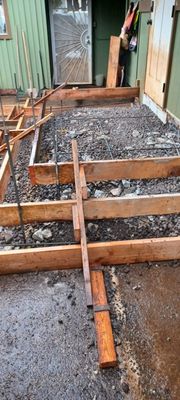 Wahiawa projects - Home owner wanted to remove rotting set of steps and adding concrete Wahiawa projects - Home owner wanted to remove rotting set of steps and adding concrete