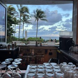 Zoe’s Beachside Grill - Views from the bar. Gorgeous