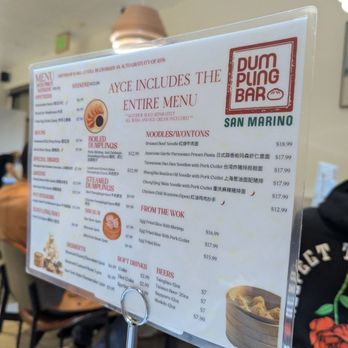 Dumpling Bar - Chinese Near Me - San Marino, California