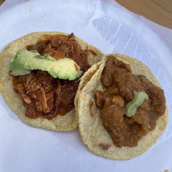 Guisados - 1 tinga and 1 chicharron - Seafood Near Me - Hermosa Beach, California Guisados - 1 tinga and 1 chicharron - Seafood Near Me - Hermosa Beach, California