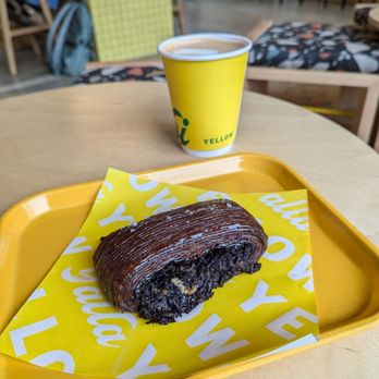 Yellow - Chocolate halva pan suisse & baklava mocha - Coffee & Tea Near Me - Washington, DC, District of Columbia Yellow - Chocolate halva pan suisse & baklava mocha - Coffee & Tea Near Me - Washington, DC, District of Columbia