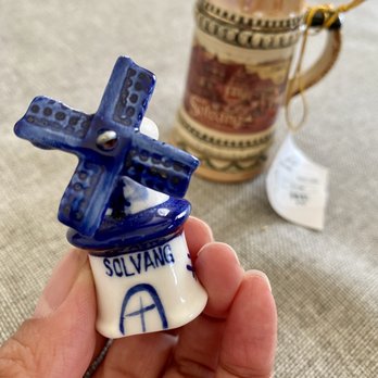 The Right Gift - Solvang souvenirs: mini windmill and Stein shot - Gift Shops Near Me - Solvang, California