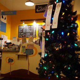 a decorated christmas tree