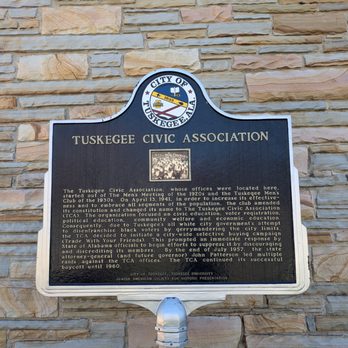 Tuskegee Civic Association - Tuskegee Civic Association Historical Marker, Tuskegee - Landmarks & Historical Buildings Near Me - Tuskegee, Alabama Tuskegee Civic Association - Tuskegee Civic Association Historical Marker, Tuskegee - Landmarks & Historical Buildings Near Me - Tuskegee, Alabama