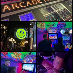 Arcade Monsters - Street view and everything glows