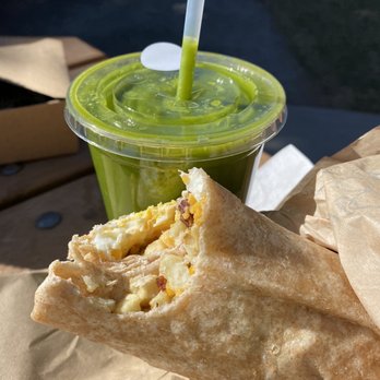Life & Time: Free Range Fast Food - Breakfast burrito and green smoothie - Fast Food Near Me - Bend, Oregon Life & Time: Free Range Fast Food - Breakfast burrito and green smoothie - Fast Food Near Me - Bend, Oregon