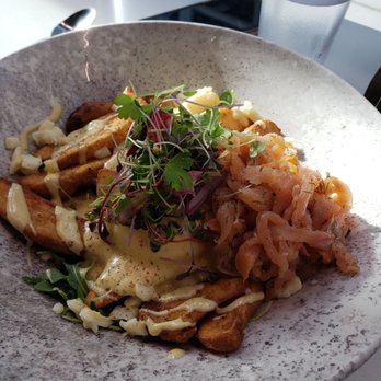 OEB Breakfast - Downtown - Smoked salmon bfast poutine - Breakfast & Brunch Near Me - Calgary, Alberta OEB Breakfast - Downtown - Smoked salmon bfast poutine - Breakfast & Brunch Near Me - Calgary, Alberta