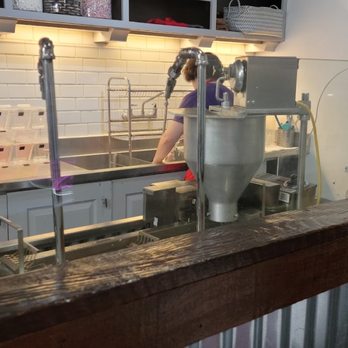 Harvey's Gourmet Donut Bar - The production line. - Donuts Near Me - Sonoma, California Harvey's Gourmet Donut Bar - The production line. - Donuts Near Me - Sonoma, California