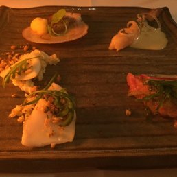 Seafood tapas