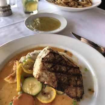 Marina Cafe - The Amberjack fish is a steaky kind of fish. I loved it! - Seafood Near Me - Destin, Florida