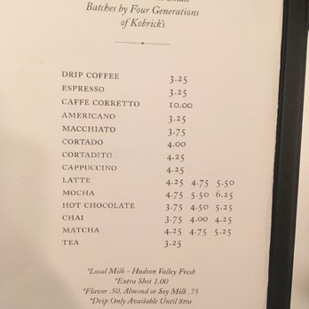 Kobrick Coffee - House-roasted coffee here! - Cocktail Bars Near Me - New York, New York