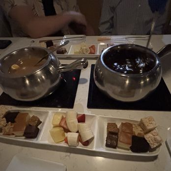 The Melting Pot - Bananas Foster and Cookies 'n Cream Marshmallow Dream - Fondue Near Me - Raleigh, North Carolina The Melting Pot - Bananas Foster and Cookies 'n Cream Marshmallow Dream - Fondue Near Me - Raleigh, North Carolina