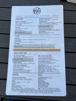 Menu photo 7 The Yardery Sanford, FL
