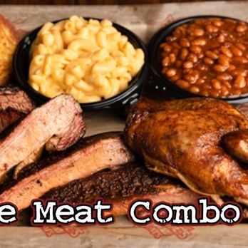 BubbaQue's - Three Meat Combo - Barbeque Near Me - Chiefland, Florida BubbaQue's - Three Meat Combo - Barbeque Near Me - Chiefland, Florida