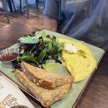 First Watch - Chorizo Omelet with micro greens - Breakfast & Brunch Near Me - San Marcos, Texas