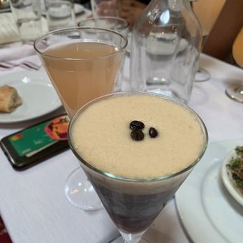 Agrodolce Osteria - Espresso martini and peach Bellini - Sicilian Near Me - Berkeley, California