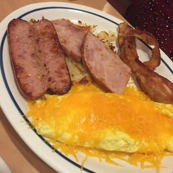 IHOP - Sampler with omelet and cheddar - American Near Me - Ashburn, Virginia