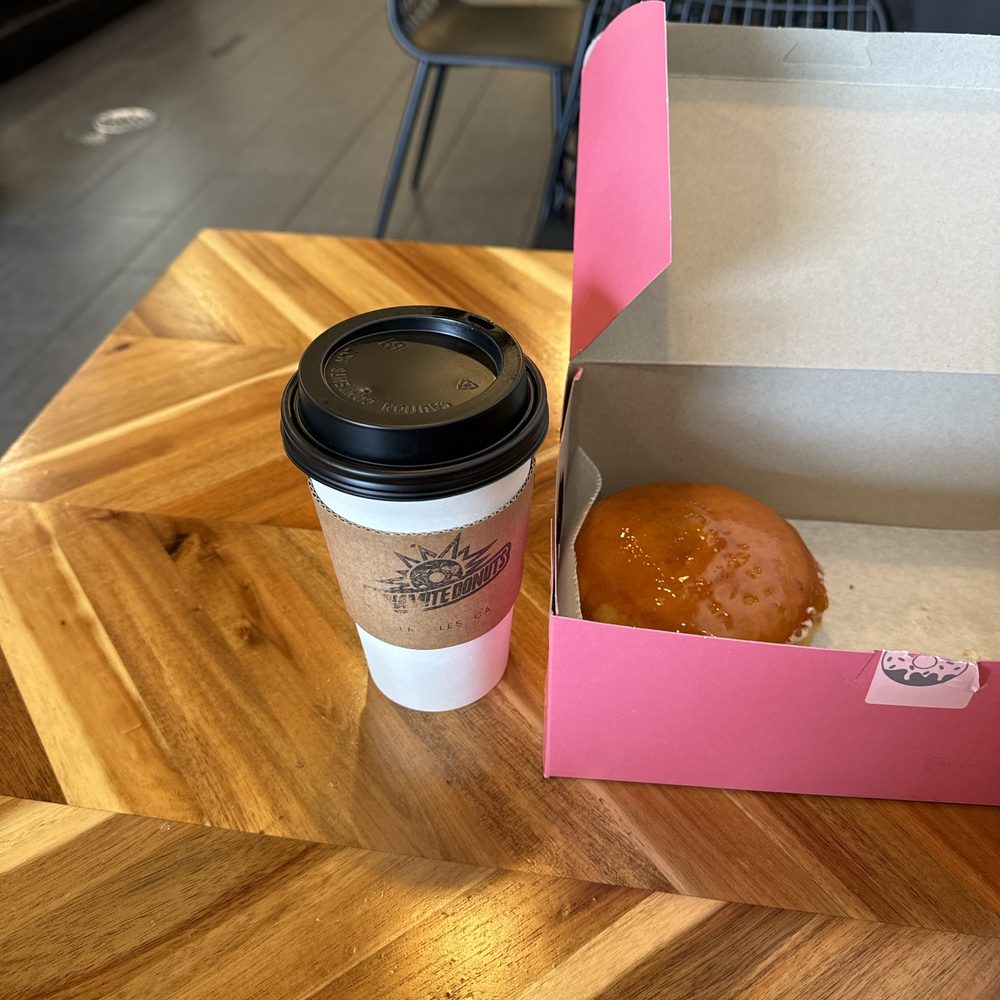 Dynamite Donuts - Coffee and crème brûlée donut - Donuts Near Me - Hercules, California Dynamite Donuts - Coffee and crème brûlée donut - Donuts Near Me - Hercules, California