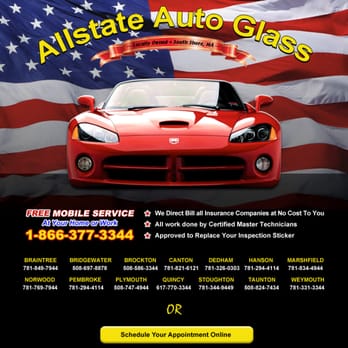 Allstate Glass - The Autoglass Experts - Windshield Installation & Repair Near Me - Braintree, Massachusetts Allstate Glass - The Autoglass Experts - Windshield Installation & Repair Near Me - Braintree, Massachusetts
