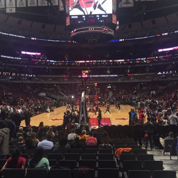 Chicago Bulls - Section 106 Row 3 - Professional Sports Teams Near Me - Chicago, Illinois